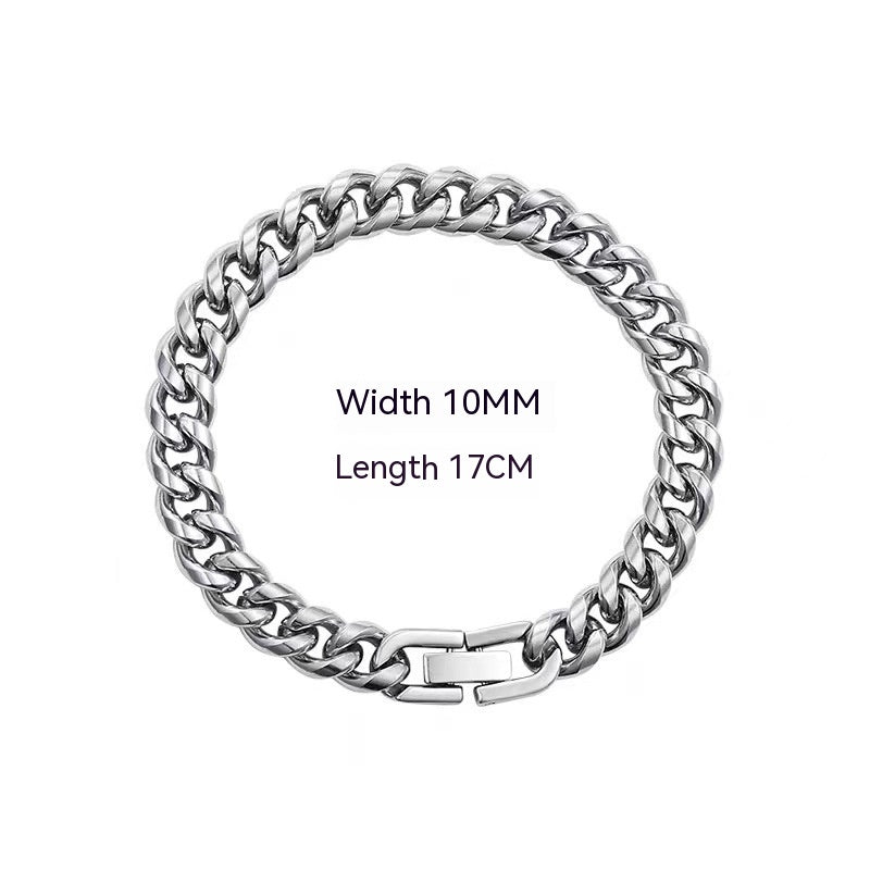 Cuban Link Chain Non-fading Titanium Steel Necklace