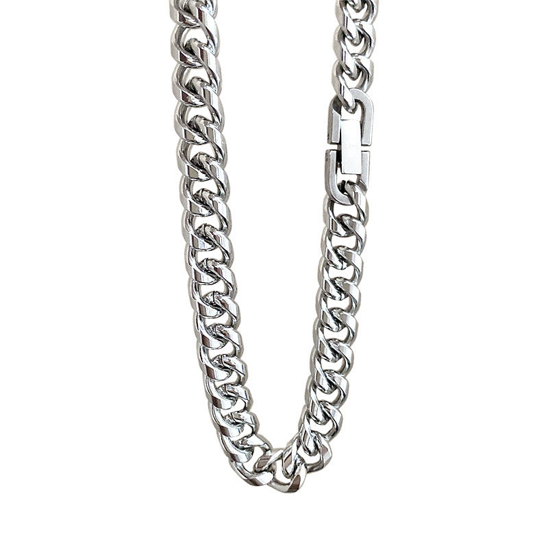 Cuban Link Chain Non-fading Titanium Steel Necklace